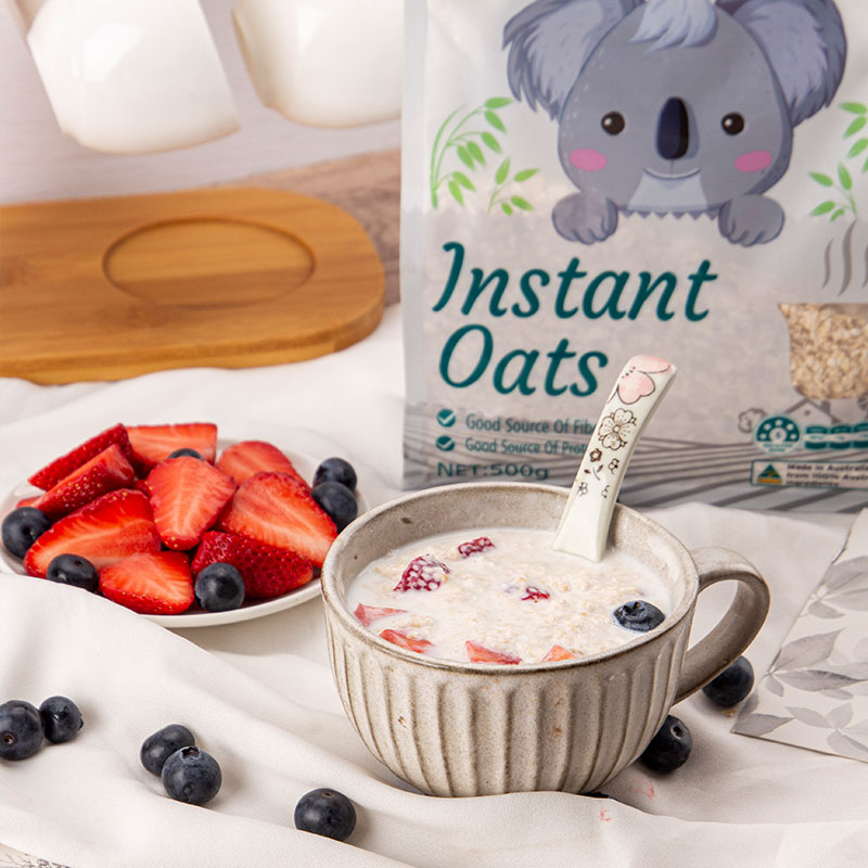 可士兰燕麦片澳大利亚原装进口谷物原味速食藜麦米奇亚籽代餐早餐 - 图3