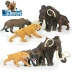 Ice Age Mammoth Mô hình động vật voi ma mút nhỏ Saber răng hổ Rắn nhựa rắn Boy Boy Đồ chơi trang trí - Đồ chơi gia đình