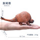 Simulated prehistoric Glyptodontidae ancient star-tailed beast animal model children's science and education cognitive gift ornaments collection