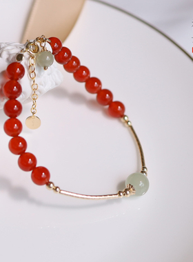 显白匠趣女和田玉手链原创设计