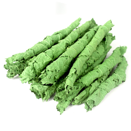 小宠桑叶卷50g/盒 宠物兔子龙猫荷兰猪豚鼠小零食高蛋白牧草干草 - 图3