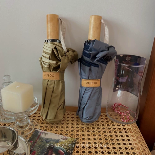 Та же самая корейская драма Ooahz Homemade High Sun Зонт, двойной лейбл зонтик INS Мужчины и женщины