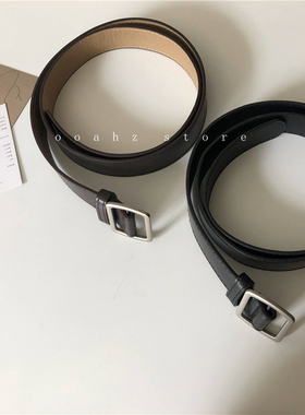 ooahz新款方扣皮带柔软小腰带