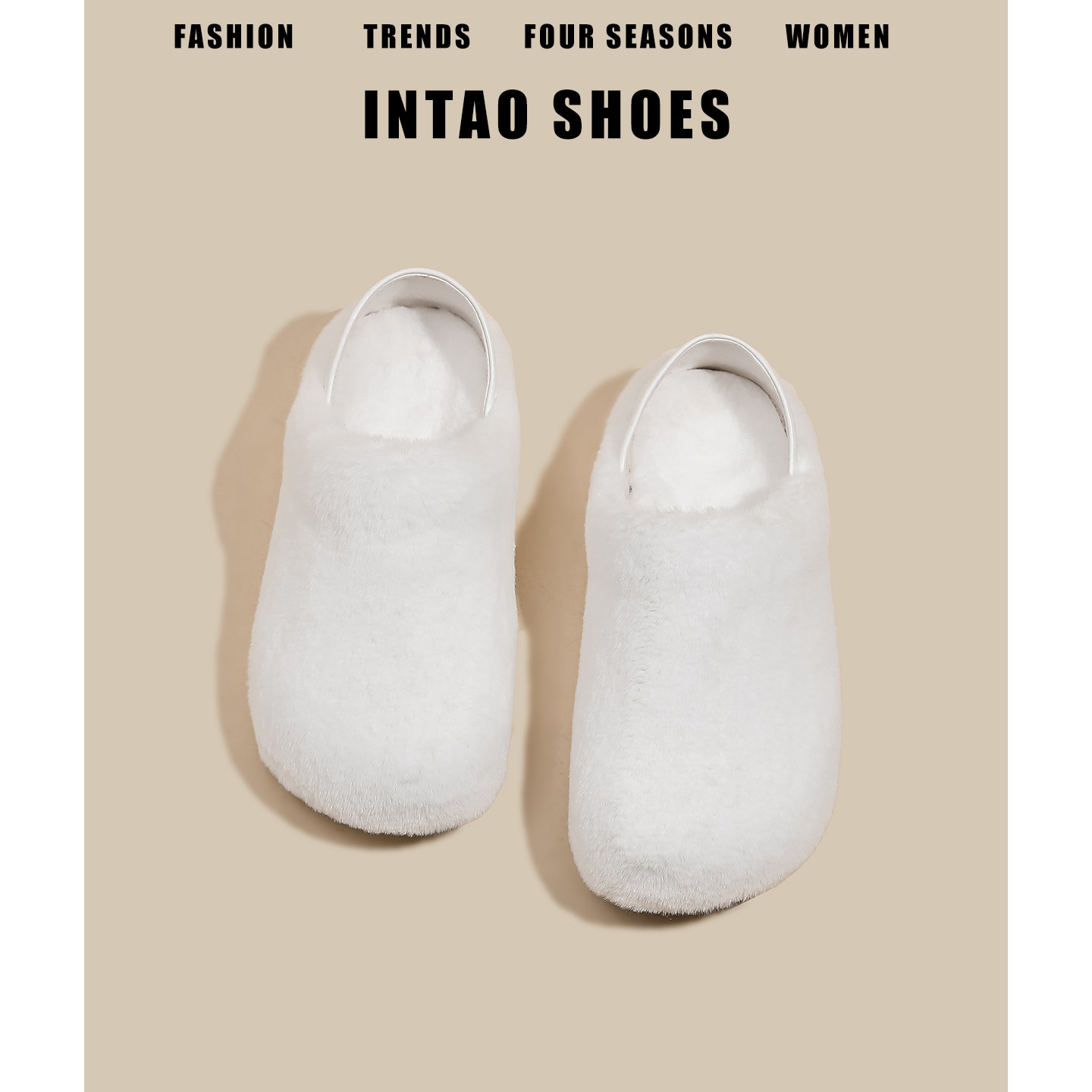 绝美厚底勃肯鞋女冬加绒2025新款一脚蹬深口豆豆棉鞋两穿踩跟单鞋,淘宝优惠券,粉丝福利购,淘宝优惠卷