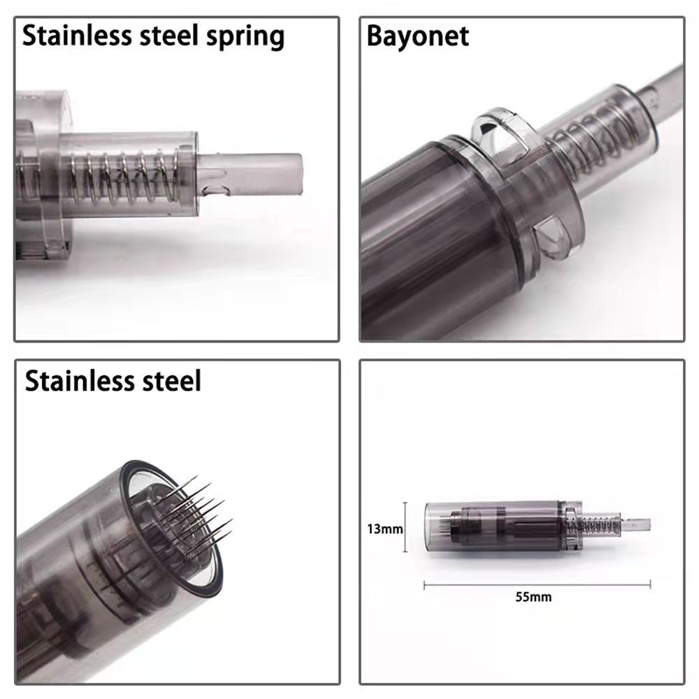 drpen.pen A7小黑笔电动微针针头卡扣12针36针纳米圆晶MTS微针头-图2