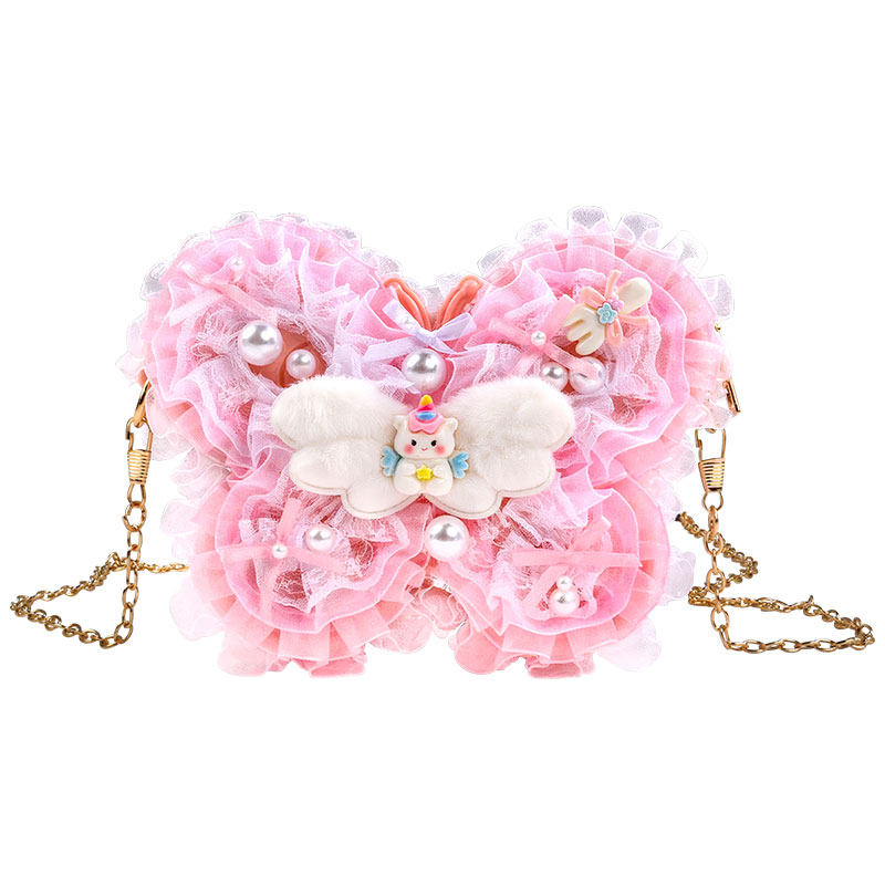 新款儿童DIY蝴蝶手提包手工斜挎包材料包套装女孩网红包包玩具,淘宝优惠券,粉丝福利购,淘宝优惠卷