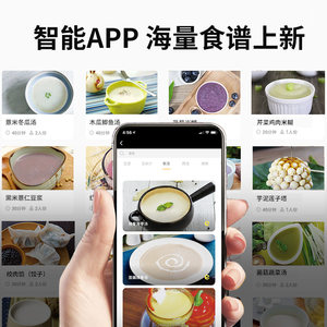 美国JESE洁氏破壁机家用全自动非静音加热多功能料理机豆浆机新款