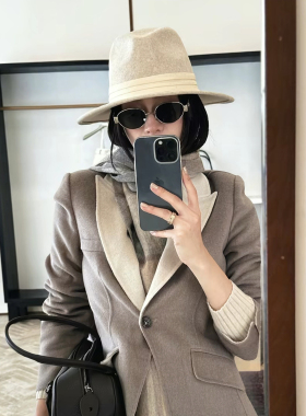 法式轻奢显脸小女老钱巴拿马礼帽