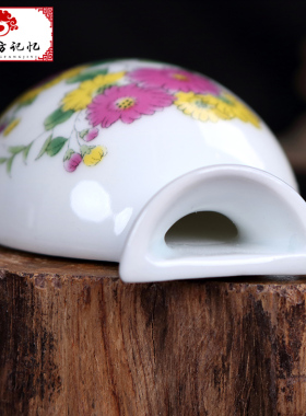 花瓶国风冰箱贴彩绘青花瓷陶瓷