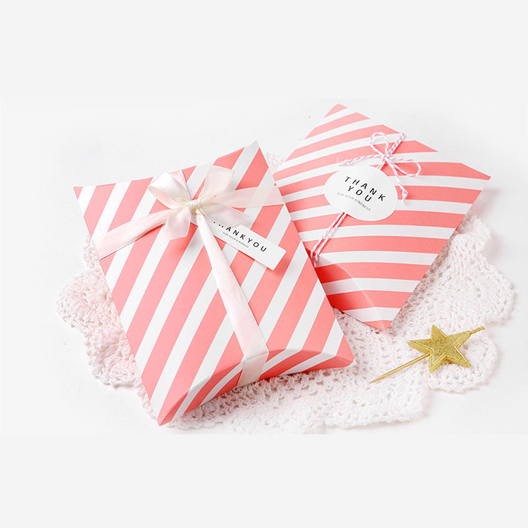 韩国创意枕头喜糖礼品盒丝巾丝带礼盒折叠纸盒DIY盒子XT03 - 图0