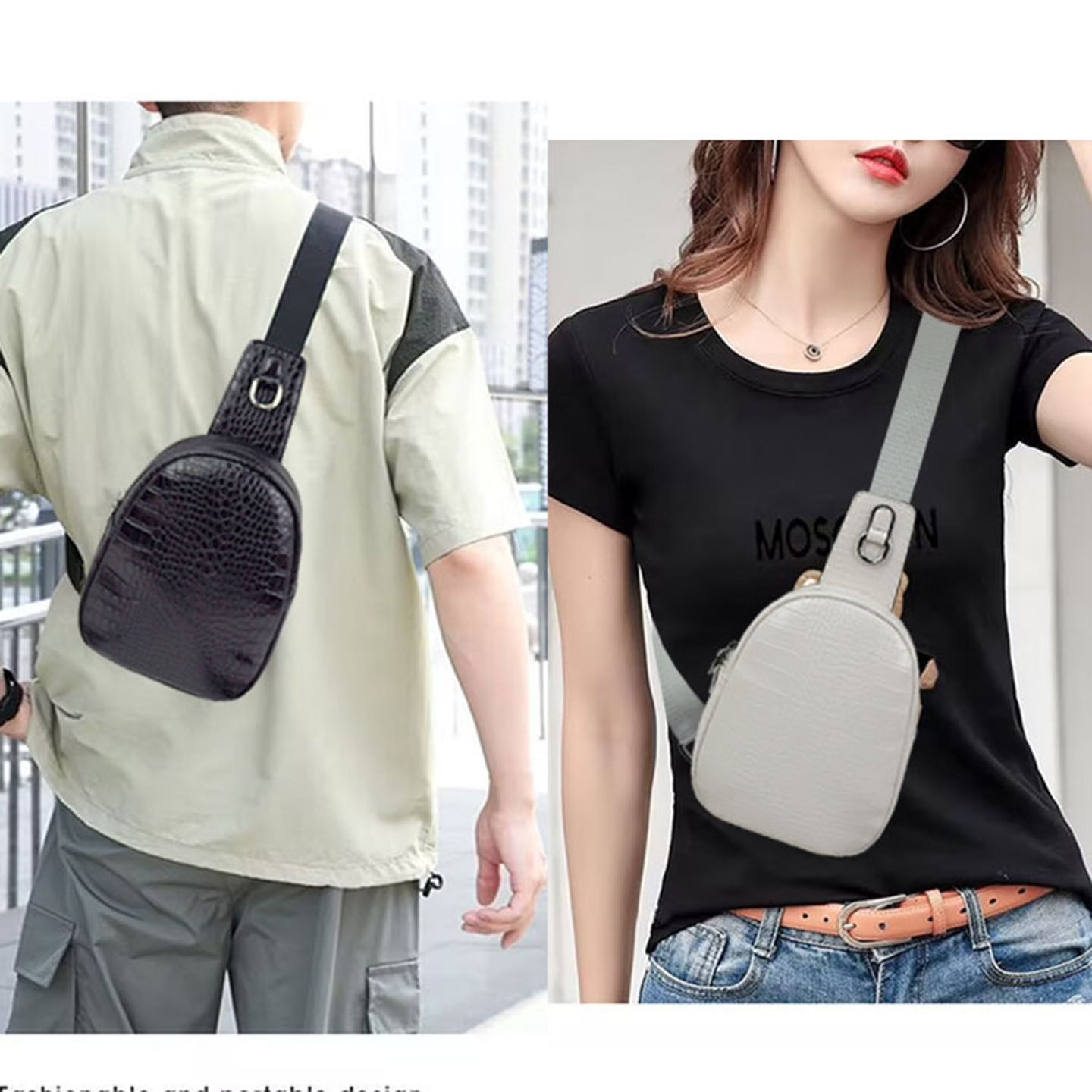 2026新款胸包男女斜挎包韩版潮流青年单肩包胸前包单肩斜挎包腰包,淘宝优惠券,粉丝福利购,淘宝优惠卷