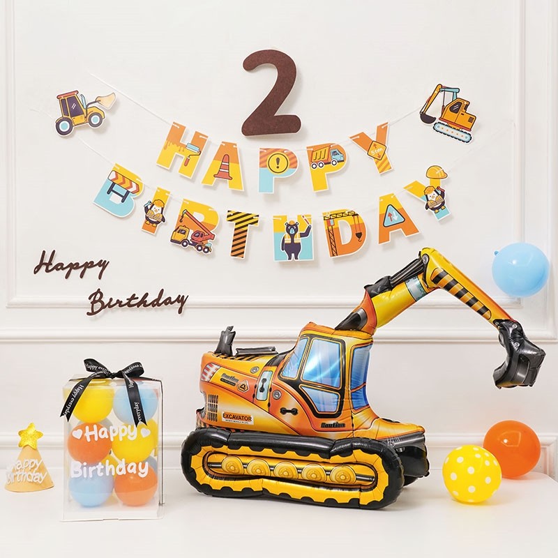 迷彩军事主题立体军车气球坦克车儿童男孩生日场景布置装饰挖掘机,淘宝优惠券,粉丝福利购,淘宝优惠卷