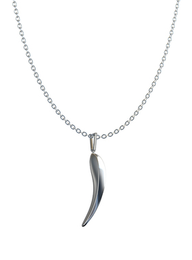 【意象海豚】925银吊坠男女原创设计简约项链cleanfit转运保平安