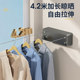 Invisible retractable clothesline, strong load-bearing and double capacity
