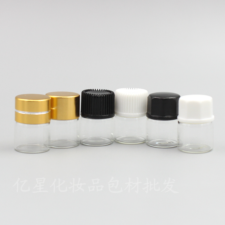 1ml2ml3ml5ml透明玻璃小样瓶子空瓶迷你分装精油瓶化妆品试用瓶子 - 图2