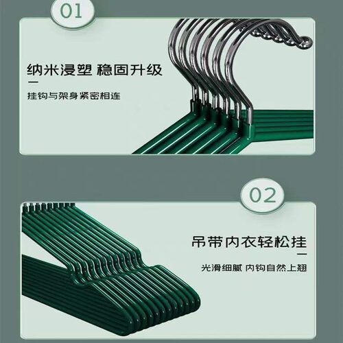 衣架家用挂衣100个衣服挂架衣挂撑子架子晾衣无痕学生宿舍用衣撑 - 图2
