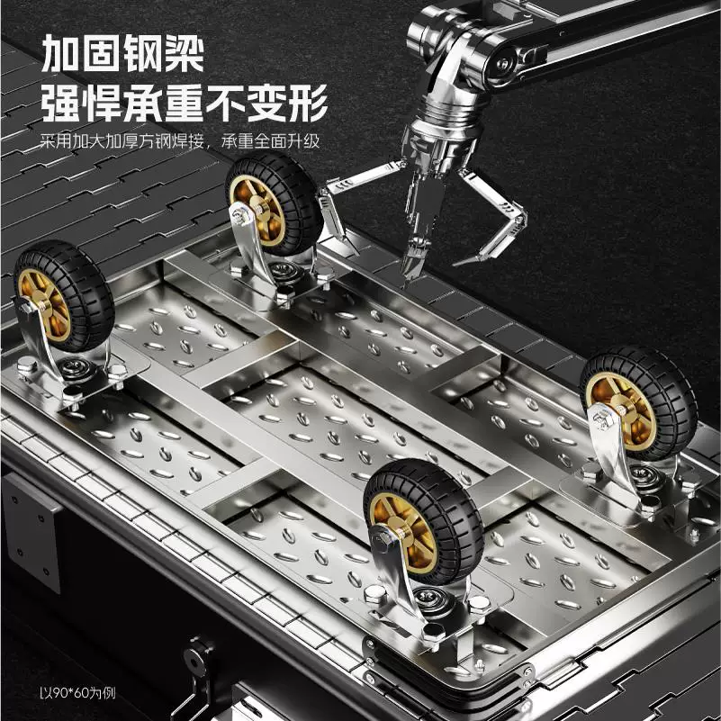 Cart, handheld flatbed truck, folding trailer