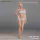 In stock JIAOU DOLL JOQ-10E 1/6 European and American disassembled legs and big breasts 3rd generation movable plastic body model