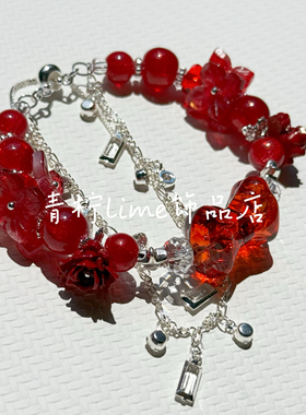 LIME｜红海 原创易烊千玺肖战应援色串珠手链印象款周边礼物