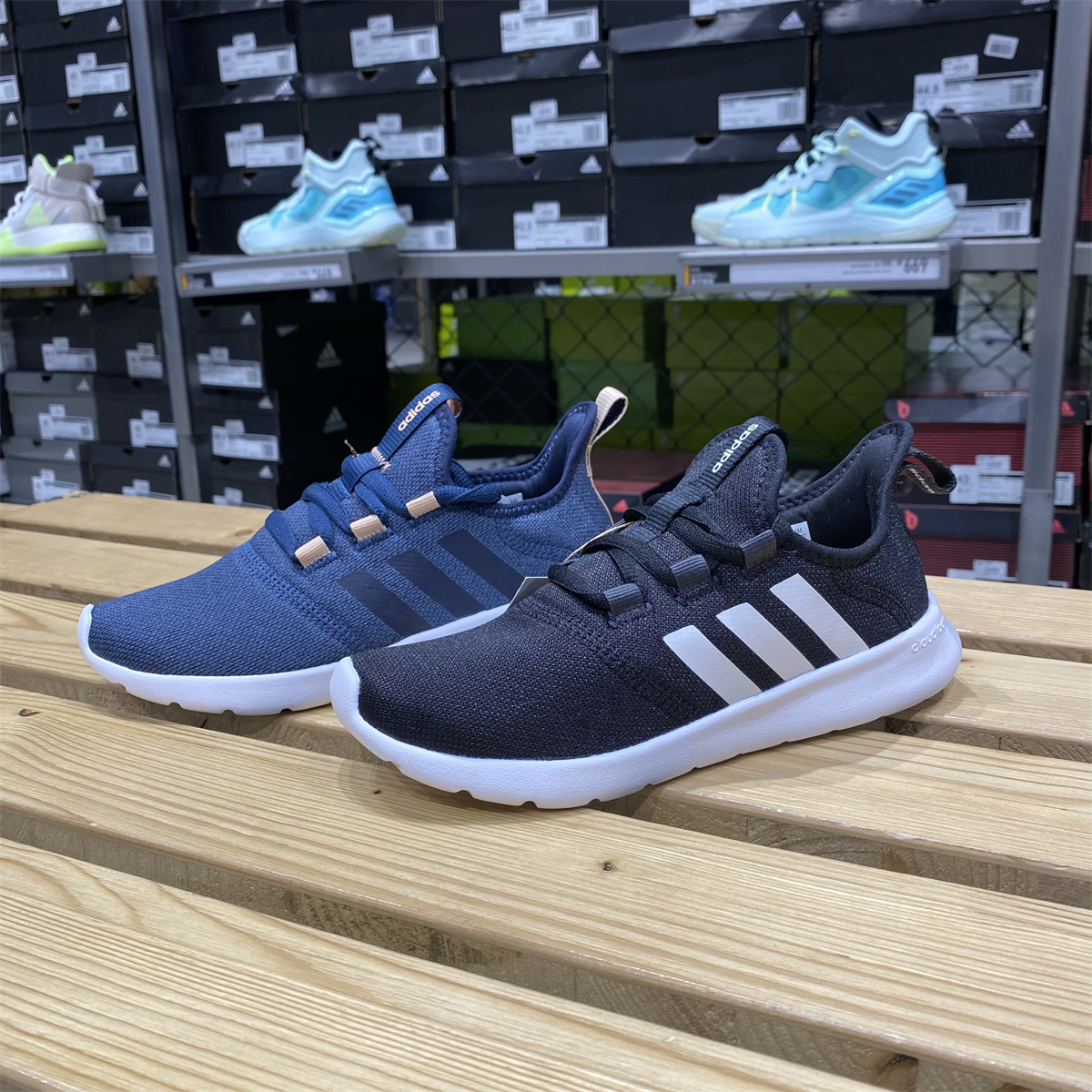 Adidas阿迪达斯女子CLOUDFOAM PURE 2.0缓震跑步鞋H04753 HO0947 - 图1