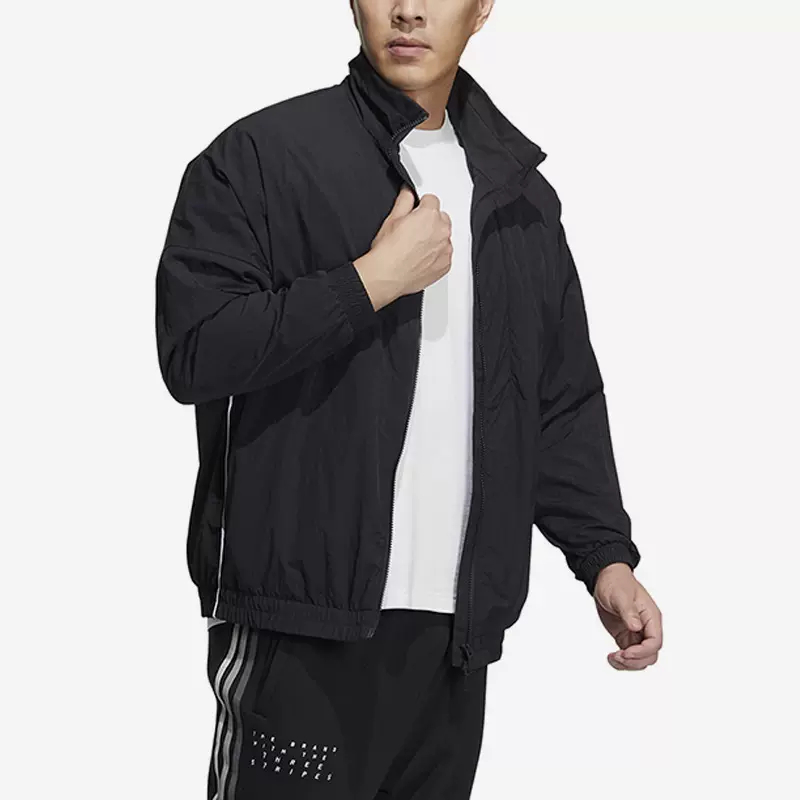 正品Adidas/阿迪达斯夹克男女冬季款运动休闲立领保暖外套 HM2691