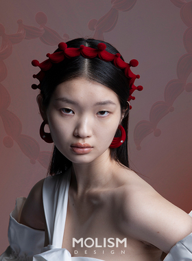 小众设计师MOLISM少女风立体发箍
