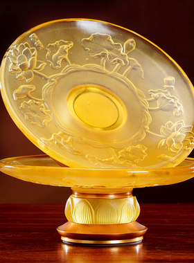 台湾精品琉璃供佛香炉供具套装