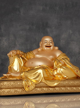 家用玄关客厅招财弥勒佛笑佛摆件