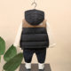 Stylish Naughty Boy's Cool and Handsome Cotton Autumn and Winter Thickened Vest