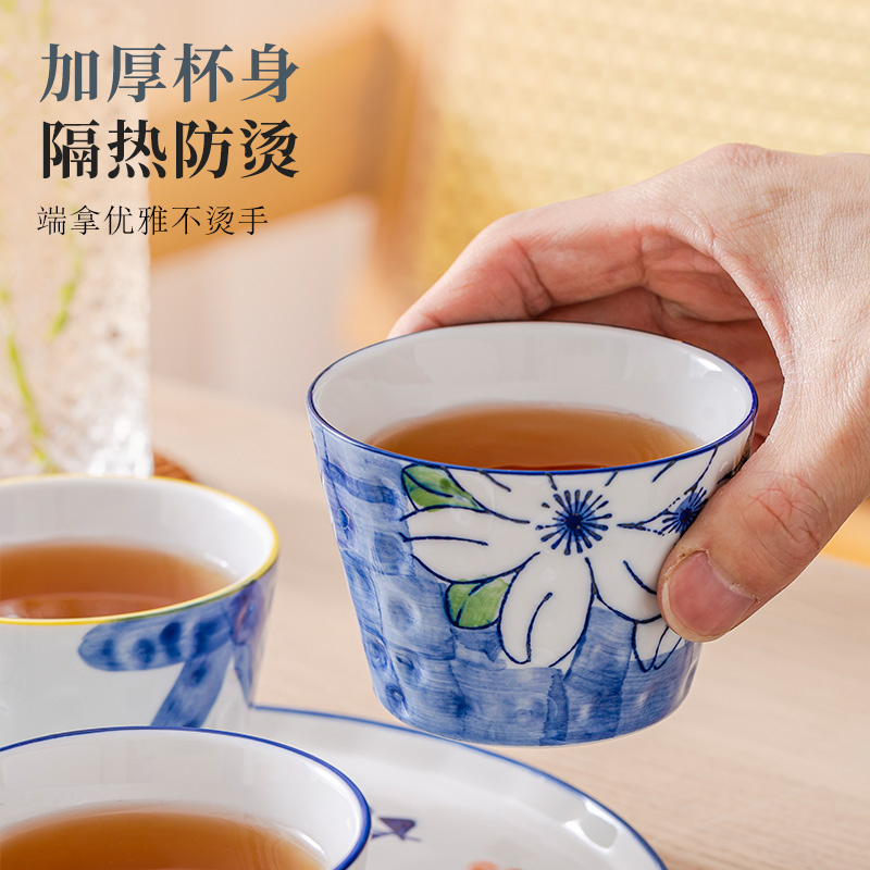 3.3元/件， 6件19.9元 【宋青窑】茶杯陶瓷茶碗*6件 