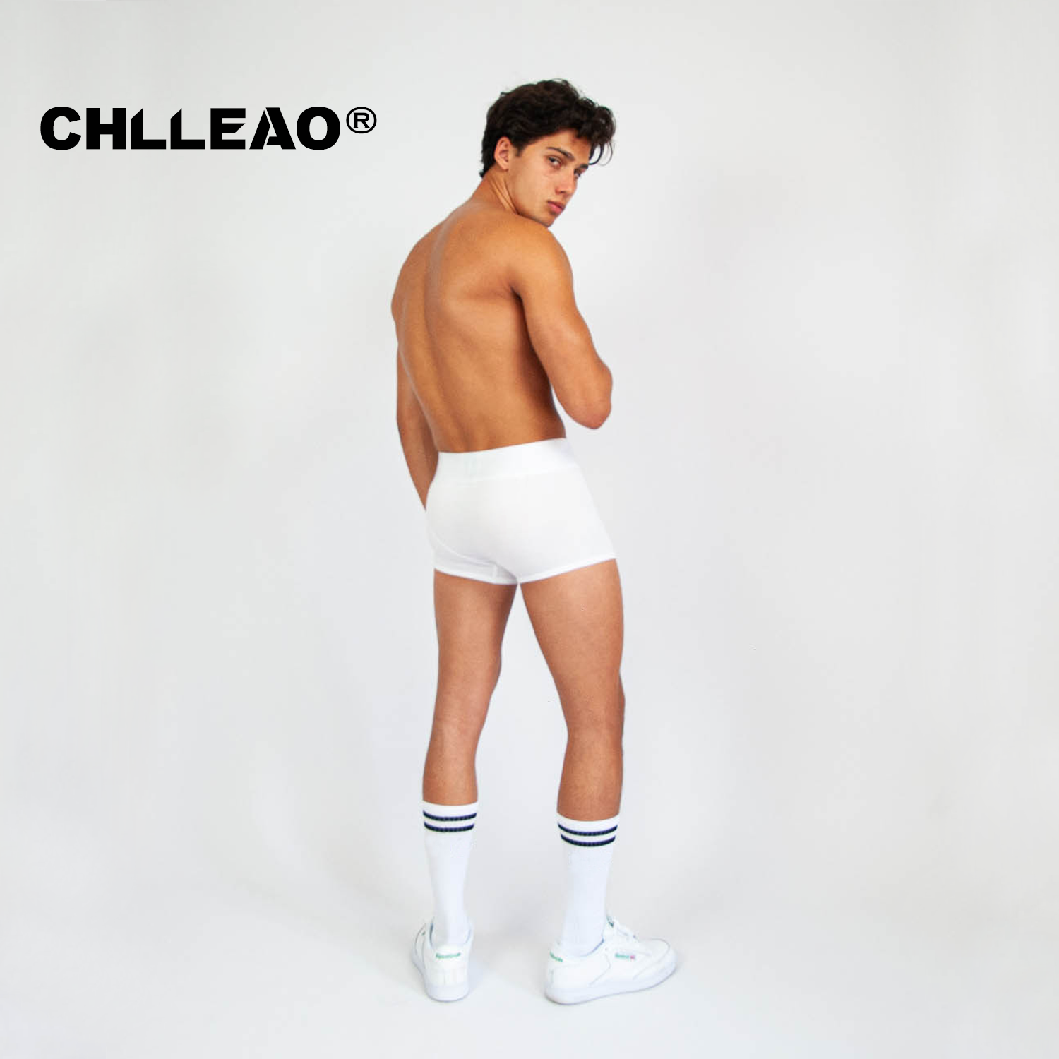 CHLLEAO赛博标签系列卡通狗加宽腰带个性时尚男平角裤纯棉内裤3条,淘宝优惠券,粉丝福利购,淘宝优惠卷