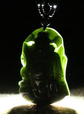 和田玉钟馗吊坠钟馗引福男女玉石玉佩