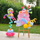 Children's Day KT board welcome sign at the door welcome KT board balloon decoration event layout check-in photo decoration