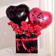 520 Valentine's Day rose bouquet gift bag balloon love decoration props shopping mall 4S store scene event layout