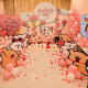 Valentine's Day proposal interior decoration confession high-end romantic atmosphere supplies scene props decoration balloon kt board sign