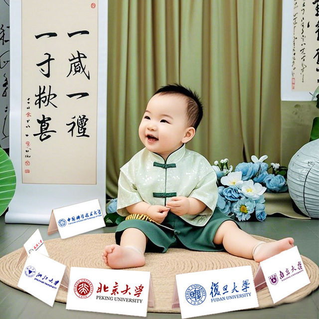 Zhuzhou University's famous brand baby boy is one hundred days old