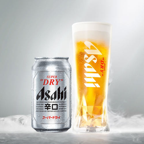 【HENRY刘宪华代言】Asahi朝日超爽生啤酒330ml*24罐 10.9度黄啤 - 图0