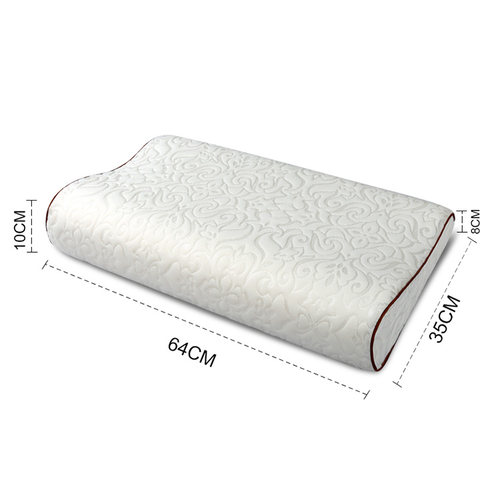 枕头天然乳胶Q弹枕芯柔软防螨护颈椎家用单人枕头-图3