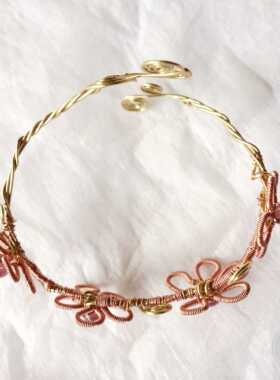 花枝礼物琉璃绕线订做臂环定制