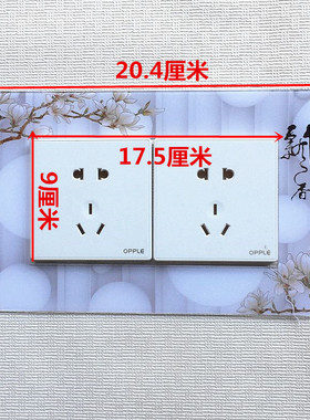 双开双位开关装饰贴测试推荐