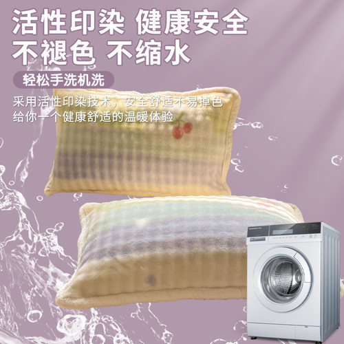 牛奶绒枕头枕套一对装新款枕芯内胆套冬48cmX74cm毛绒单个枕头套 - 图3