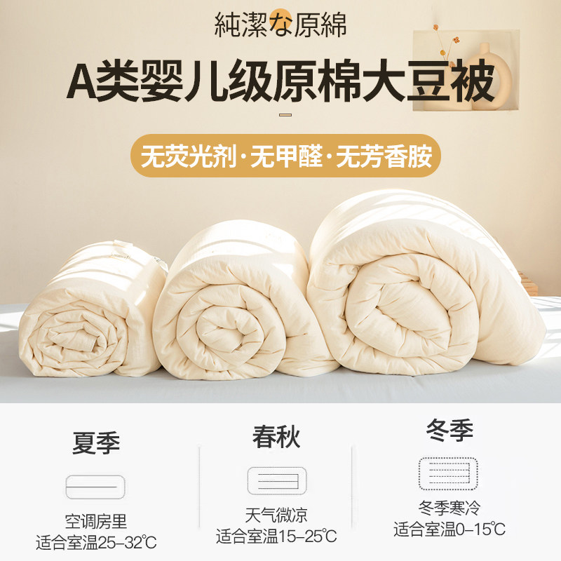 大豆加厚学生宿舍单人纤维被子 伊心爱家纺化纤被