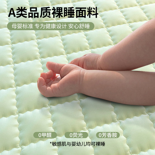 夹棉单床盖薄款床垫软垫家用褥子被褥铺底垫子宿舍租房防滑床单垫 - 图1