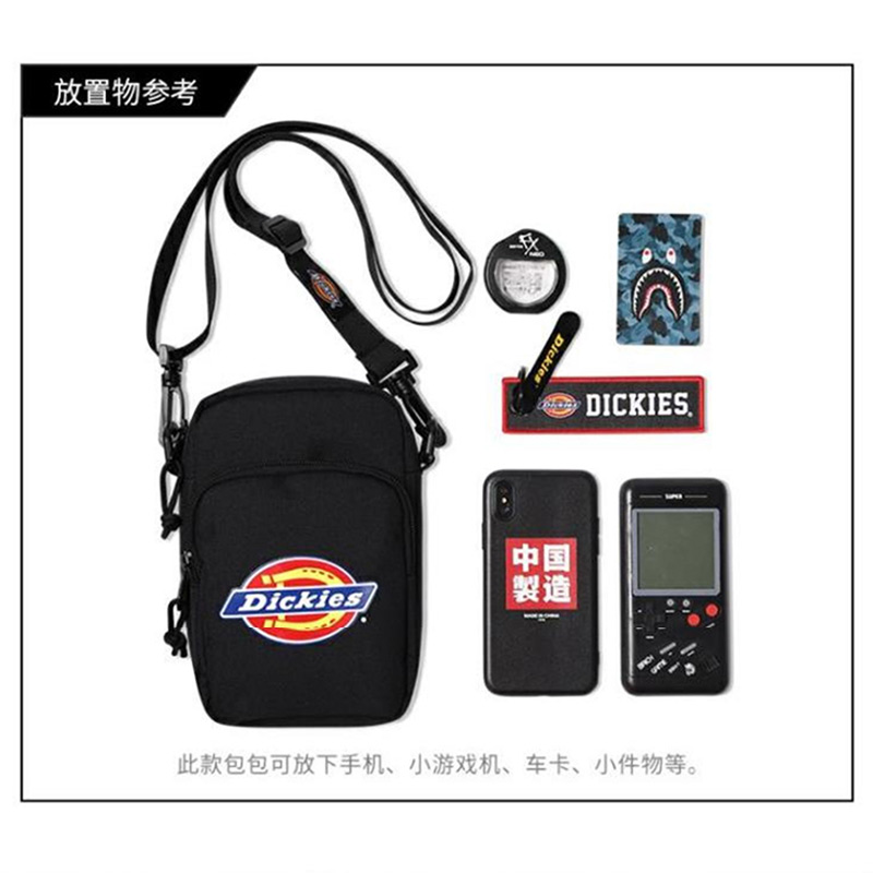 Dickies 斜挎包女潮牌小包包单肩背包腰包ins百搭邮差包情侣款