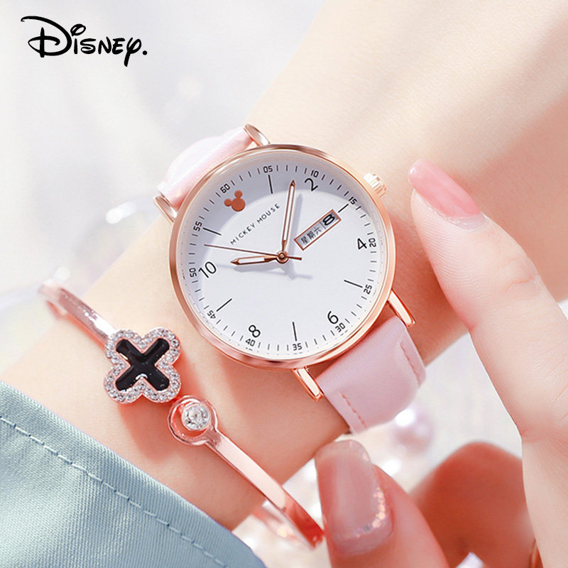 迪士尼女款2021年新款机械电子表 搜酷手表国产腕表