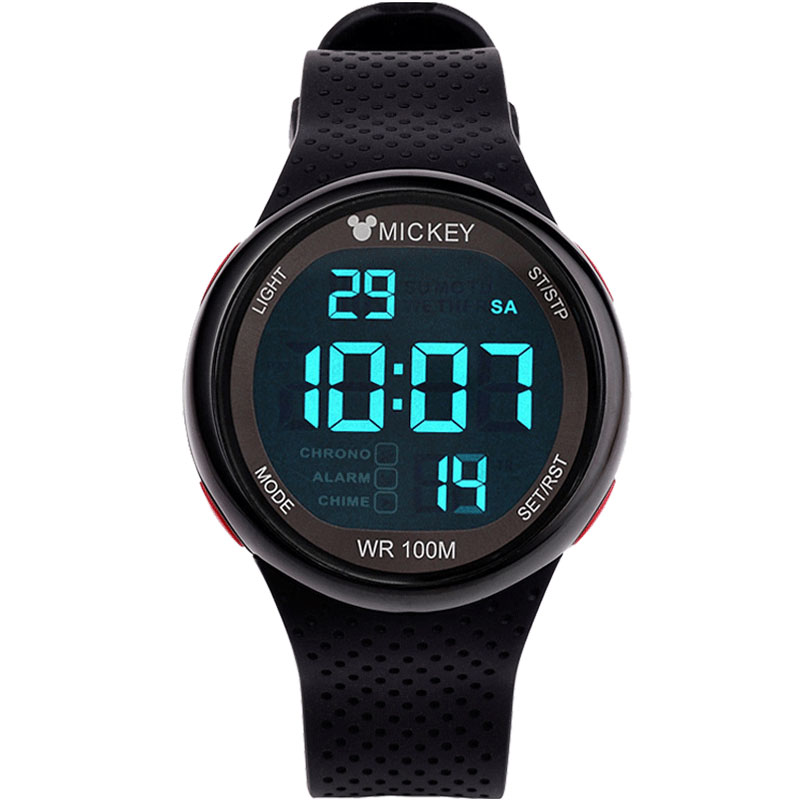 迪士尼中学生男童防水男学生电子表 搜酷手表国产腕表