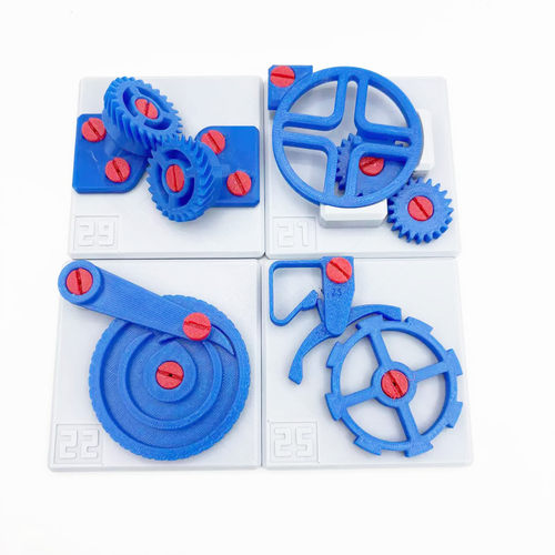 40套机械结构运动齿轮教具3d打印模型原理益智礼物教具科学实验 - 图1