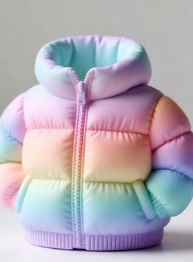 创意3D打印羽绒服桌面笔筒桌面收纳摆件仿真羽绒服文具收纳送礼物