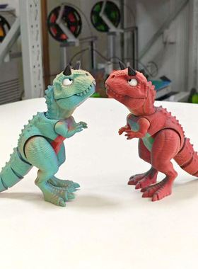 3D打印玩具恐龙关节可动仿真动物