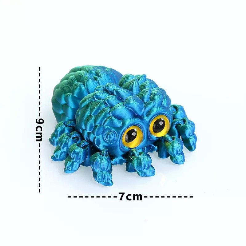 3d打印蜘蛛卢卡斯关节可活动收缩可爱蜘蛛男孩女孩模型玩具摆件,淘宝优惠券,粉丝福利购,淘宝优惠卷